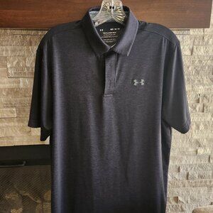 Under Armour Men's Button Up Golf Shirt Size Medium Like New